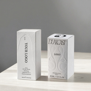 Caja blanca pequeña con diseño de logotipo personalizado de 15ML y 30ML, caja de embalaje de papel cosmético para perfume nutritivo para el cuidado de la piel - Product Image 2