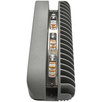 Luminaire linéaire LED encastré à profil mince pour allées et couloirs, éclairage de surface, canal en aluminium trapézoïdal irrégulier, couvercle en PC