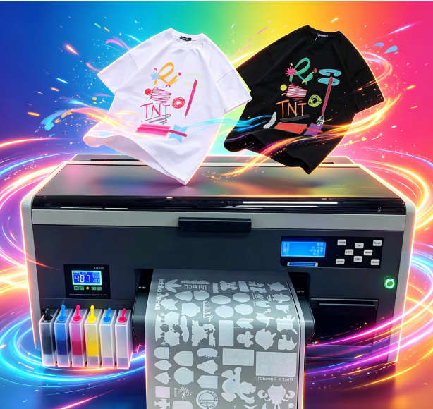 Desktop Automatic Digital A3 Mini DTF Printer Compact Machine for Small Business and Home DIY Textile Printing