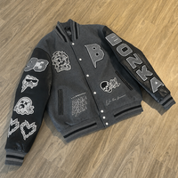 Blouson de baseball personnalisé en chenille brodée, épais et chaud, style universitaire, streetwear pour groupes de danse, vente en gros d'usine, fournisseurs de commandes en gros