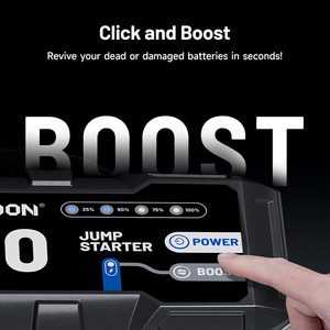 TOPDON V3000 Démarreur d'urgence portable 12V 3000A 24000mAh PD60W pour camions et voitures, Batterie externe de démarrage V3000 V3000 Portable - Product Image 3