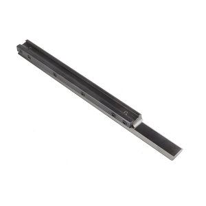 Accessoire en alliage d'aluminium usiné CNC de 260 mm x 20 mm, léger, durable, résistant à la rouille, noir mat, design multi-fentes, haute performance - Product Image 4
