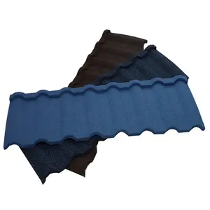 Texas Hidden Fastener Interlock Battenless Stone Coated Metal Shingle Roof Tile With Fast Easy DIY Installation Steel Roofing