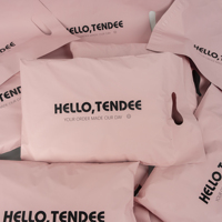 Sacs de courses en plastique rose personnalisés avec logo OEM, vente en gros, sacs à poignée découpée pour supermarchés et épiceries