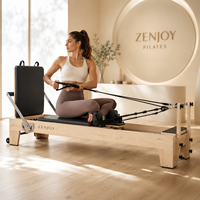 ZENJOY DDP – Nouveau Reformer Pilates en bois d'érable massif, faible MOQ, pour la maison, la salle de sport et les studios de Pilates
