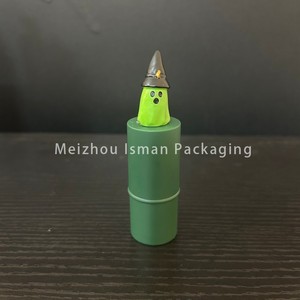 Bálsamo Labial Infantil ISMAN de 6g para Halloween, Tubo Redondo con Forma de Fantasma, Calabaza y Murciélago, Estuche de Plástico para Lápiz Labial, Venta al Por Mayor, Marca Privada Profesional - Product Image 4
