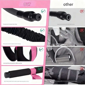 CZFIT NUEVO, Banda de Resistencia Multifuncional de Alta Calidad con Pedal, Cuerda de Tensión para Entrenamiento Abdominal y de Core en Casa, Unisex - Product Image 3