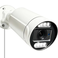 Caméra IP de sécurité PoE 5MP 30fps, zoom optique 5X avec objectif motorisé 2,7-13,5 mm, vision nocturne couleur, détection humaine, micro intégré