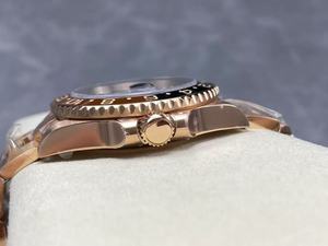 Mới Siêu Chất Lượng Cơ Khí Đồng Hồ AR Nhà Máy 904L Thép 3285 Phong Trào 126715 Rose Gold Gốm Sắt Tiger Eye Gmt Đồng Hồ - Product Image 4