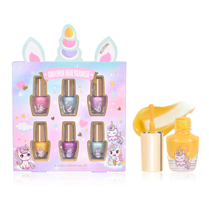 Juego de Esmalte de <span class=keywords><strong>Uñas</strong></span> Multicolor No Tóxico <span class=keywords><strong>para</strong></span> <span class=keywords><strong>Niñas</strong></span>, <span class=keywords><strong>Kit</strong></span> de Arte de <span class=keywords><strong>Uñas</strong></span> Ecológico a Base de Agua con Diseño de Dibujos Animados - Product Image 2