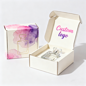 Мини-набор парфюмерии: подарочная упаковка класса люкс, экологичная, с индивидуальным тиснением логотипа, для свадебных подарков, ароматическая коробка - Product Image 1