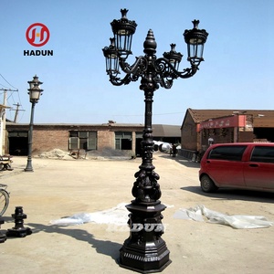 Farola Decorativa de Estilo Europeo <span class=keywords><strong>para</strong></span> Exteriores, Fabricada en Hierro Fundido - Product Image 6