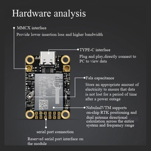 Module GPS-RTK haute précision UM980/UM982, carte de positionnement RTK à constellation complète BDS/GNSS pour traceur GPS - Product Image 3