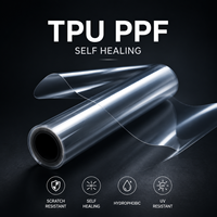 Film de protection transparent TPU PPF pour voiture OEM ODM, faible adhérence initiale, facile à repositionner, garantie usine 10 ans