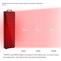 Panneau de luminothérapie LED rouge pour le corps entier, soin de la peau, appareil de lumière infrarouge avec utilisation à domicile, 120 LED