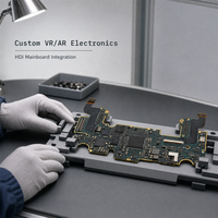 Fabricant de cartes mères HDI PCB PCBA pour lunettes VR/AR, projets d'électronique portable et de lunettes intelligentes
