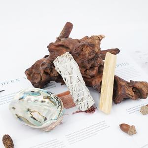 Ensemble de guérison en cristal naturel de vente en gros ensemble de coquilles d'ormeau bâton de Palo Santo <span class=keywords><strong>sauge</strong></span> <span class=keywords><strong>blanche</strong></span> pour yoga méditation - Product Image 3