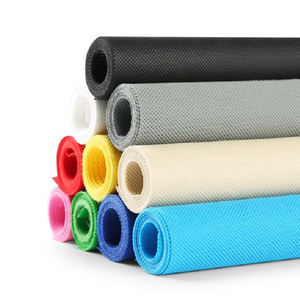 Meltblown <span class=keywords><strong>Non</strong></span>-<span class=keywords><strong>Woven</strong></span> <span class=keywords><strong>Fabric</strong></span> Roll PP Spunbonded Material do saco não tecido Soft Plain Style Dot Design Raw Material para sacos não tecidos - Product Image 1