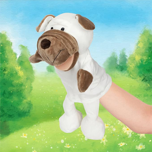 Con Chó Con Mềm Sang Trọng Con Rối Tay Với Miệng Di Chuyển Tương Tác Kể Chuyện Sáng Tạo Con Chó Con Con Rối Tay Cho Lớp Học Vai Trò Chơi - Product Image 3
