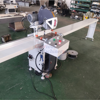Pvc Fenêtre Porte Alu-Pvc Profil N'importe Quel Angle Scie À Tête Unique Cnc Profil Encochage Scie Circulaire Avec Machines Fenêtre Et Porte