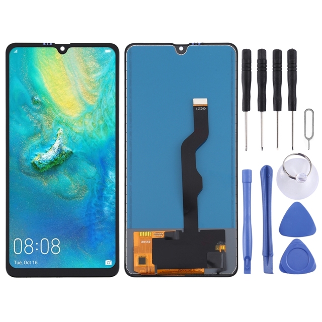 Hot Selling for Huawei Mate 20 X with Digitizer Full Assembly Not Supporting Fingerprint Identification TFT LCD Screen
