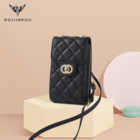 Dames Mini Me Senge Ketting Mobiele Telefoon Tas Modieuze Lederen Kleine Clutch Schoudertas Voor Dames