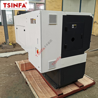 Tour CNC horizontal CK6140 avec commande FANUC, tourelle simple à 4 postes, lubrification automatique pour acier et aluminium, lit à haute rigidité