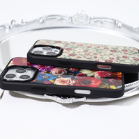 Coques de téléphone magnétiques personnalisées avec motifs floraux de personnages d'anime et de manga, en TPU et PC antichoc, pour iPhone 17 16 Pro Max – Vente en gros