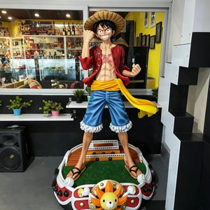 Escultura de Personaje Pirata de Anime en Fibra de Vidrio, Personalizada y de Gran Tamaño, para Parques Temáticos y Centros Comerciales, Estatua Moderna de Aventura en FRP de Fábrica - Product Image 5