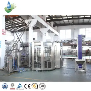 Full Automatic 3 in 1 Carbonated Beverage CSD Soda Sparkling Water Soft Drinks Washing Filling Capping Machine