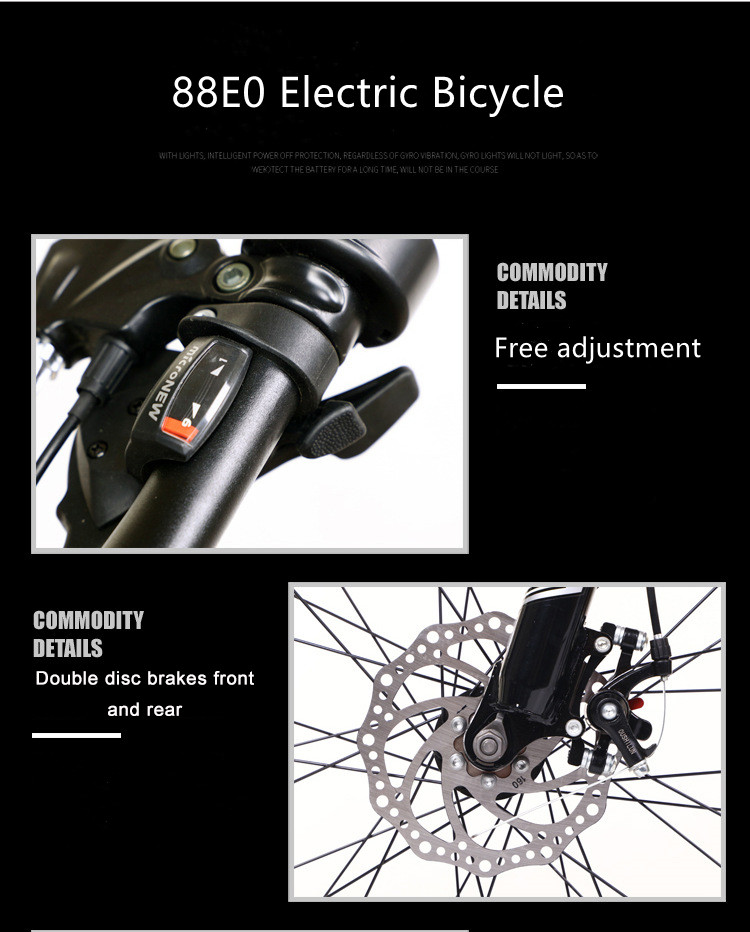 FRIKE 88E0 Electric Bike - 36v10ah, 250W, 60km Range