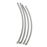 Tuyau d'alimentation en eau flexible tressé en acier inoxydable de 12'' 16'' 40 cm F1/2 pouce pour robinet de cuisine et de salle de bain