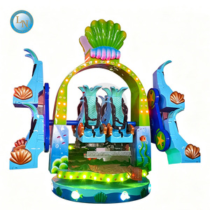 Attrazione Girevole a 8 Posti Personalizzata di Alta Qualità, Giostre a Testa in Giù a Tema Cartone Animato Ocean Clown, Attrezzatura per Divertimento Bambini - Product Image 5