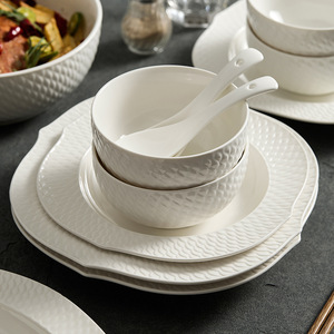 Scandinavian Style Luxury Household Ceramic Tableware <b>Set</b> Wedding Suitable Bowl Plate Mug Stoneware <b>Dinnerware</b> Gift <b>Set</b> - Product Image 3