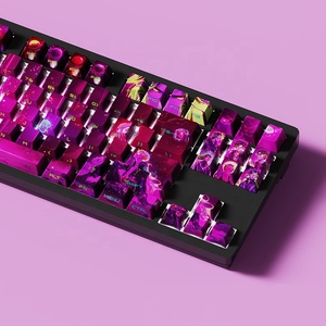 <span class=keywords><strong>Neon</strong></span> Abyss 129键侧印键帽采用PBT热升华工艺，适用于机械键盘 - Product Image 6