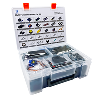 Kit de Coche Robótico Inteligente Multifuncional 4WD para R3, Sensor Ultrasónico, Módulo Bluetooth, Coche Robótico para Arduino