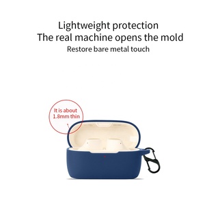 Funda protectora de silicona para <span class=keywords><strong>Jabra</strong></span> <span class=keywords><strong>Elite</strong></span> <span class=keywords><strong>4</strong></span>, accesorio de goma para auriculares inalámbricos, novedad de 2023 - Product Image 6