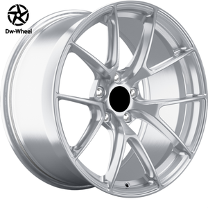 Rines Forjados DW en Plata Pulida de 18, 19, 20, 21 y 22 Pulgadas, 5x112, 5x114.3, 5x120, 5x127 para Tesla Model Y, BMW, Camaro, Malibu, Suburban - Product Image 5