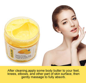 Oem kişisel etiketleme cam kavanoz vücut tereyağı vücut losyonu ve krem Mango vücut yağı - Product Image 3