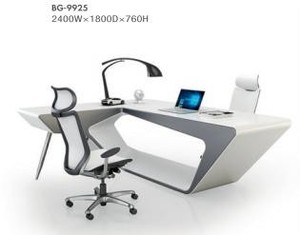 <span class=keywords><strong>Bureau</strong></span> de directeur en forme de L <span class=keywords><strong>Bureau</strong></span> de direction de luxe en <span class=keywords><strong>bois</strong></span> blanc laqué Table spacieuse <span class=keywords><strong>Bureau</strong></span> modulaire avec <span class=keywords><strong>pied</strong></span> en métal Table de <span class=keywords><strong>bureau</strong></span> - Product Image 6