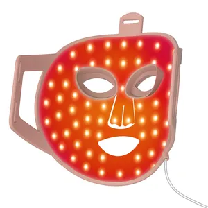 Factory Private Model 2024 New Trends Wireless 4 Colors Red Infrared Light Therapy Led Facial Mask Beauty Silicone Face Led Mask