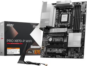 MSI PRO X870-P WIFI ATX <span class=keywords><strong>Motherboard</strong></span> Gaming DDR5 UDIMM ganda kapasitas maksimum 256GB untuk CPU <span class=keywords><strong>AMD</strong></span> Socket AM5 untuk penggunaan Desktop - Product Image 4