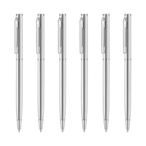 Luxury Slim Metal <b>Gift</b> Set Wholesale Twist Ballpoint Pen With Custom Logo - Product Image 2