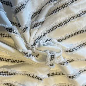 100% Polyester blanc microfibre literie tissu à Clip pour Textiles de maison drap de lit en largeur 235cm 250cm 260cm 280cm