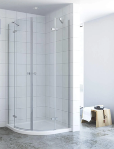 <span class=keywords><strong>Mampara</strong></span> de Ducha de Vidrio Templado Impermeable de <span class=keywords><strong>Media</strong></span> Altura sin Marco, Simple y Económica, Venta Directa de Fábrica - Product Image 5