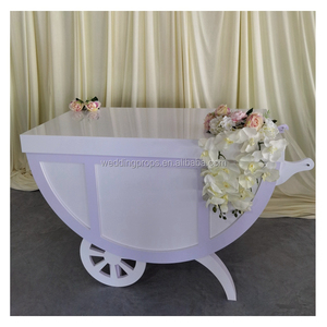 Event Decoration <strong>Sweet</strong> <strong>Cart</strong> Acrylic Display Candy <strong>Cart</strong> for Wedding - Product Image 2