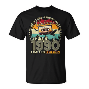 T-shirt vintage 1990, édition limitée, cadeau d'anniversaire pour hommes et femmes nés en décembre - Product Image 2