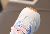 Chaussures de sport pour enfants, chaussures pour bébés à semelle souple avec empeigne en mesh tendance, chaussures de loisirs respirantes pour enfants, baskets légères pour l'extérieur