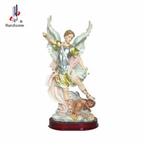 Statue Artigianali in Resina di Angeli Cattolici, Arcangeli Michele 60CM, Realistiche e Personalizzabili, Decorazione e Regalo per le Festività - Product Image 1