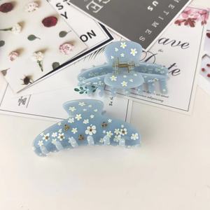 Pinza para el pelo <span class=keywords><strong>de</strong></span> acetato con estampado <span class=keywords><strong>de</strong></span> broma fresca para <span class=keywords><strong>mujer</strong></span>, tocado <span class=keywords><strong>de</strong></span> diseño francés con incrustaciones <span class=keywords><strong>de</strong></span> diamantes para estilo <span class=keywords><strong>de</strong></span> fiesta dulce - Product Image 2